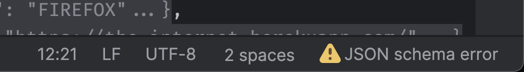 Failing IntelliJ status bar